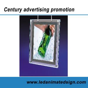 Single side crystal light box