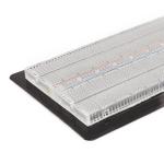 2 Binding Posts Transparent Breadboard Electronics Kit 16.6×7.95×0.85 cm