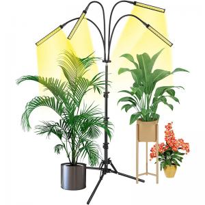 China 96W 4 Head Floor LED Plant Lamp Floor Stand Grow Light With Controller IP44 on sale