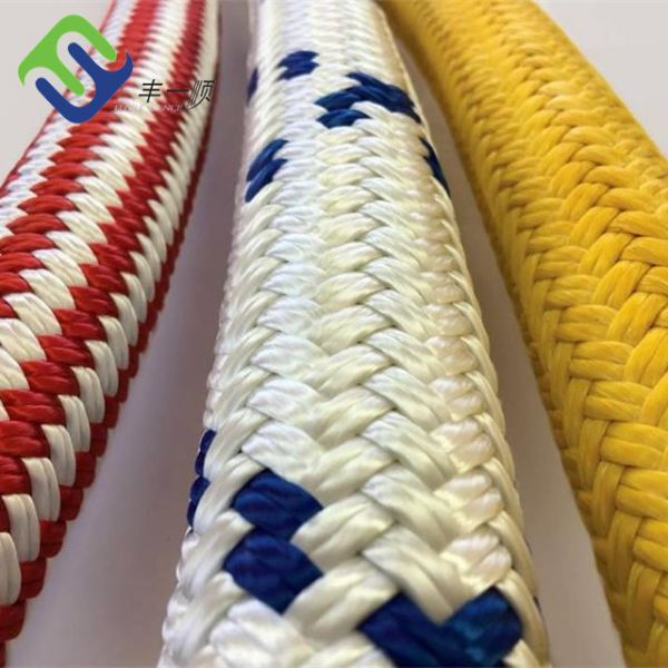 Braided HMPE Fiber Rope 12 Strand UHMWPE Rope UHMWPE Marine Rope