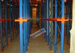 China Heavy Load Drive In Racking , Galvanised Pallet Racking Storage Drive Through Racks on sale