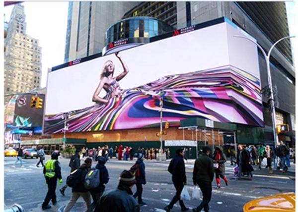 Quality Big Waterproof 5500cd/㎡ P10 LED Display Sign Screen Billboard for sale
