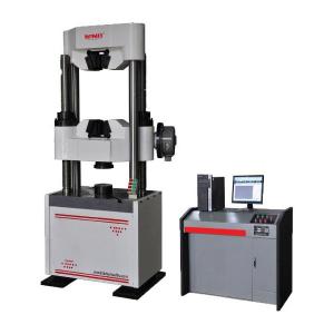 Wholesale Computerized Hydraulic Universal Testing Machine Worm Gear Drive 600 KN Capacity from china suppliers