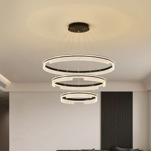 Wholesale Polishing Metal Material LED Contemporary Round Chandelier 20 - 30m² from china suppliers