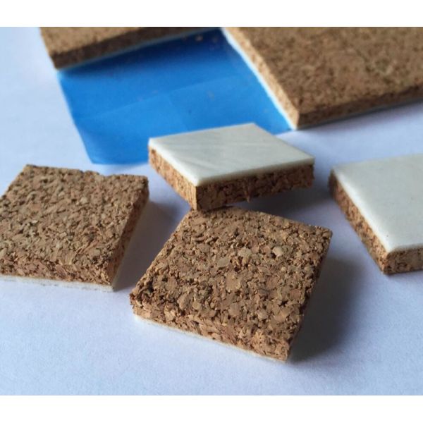 Cork Transportation Pads for Glass & Mirror Protection with PVC foam 18x15mm