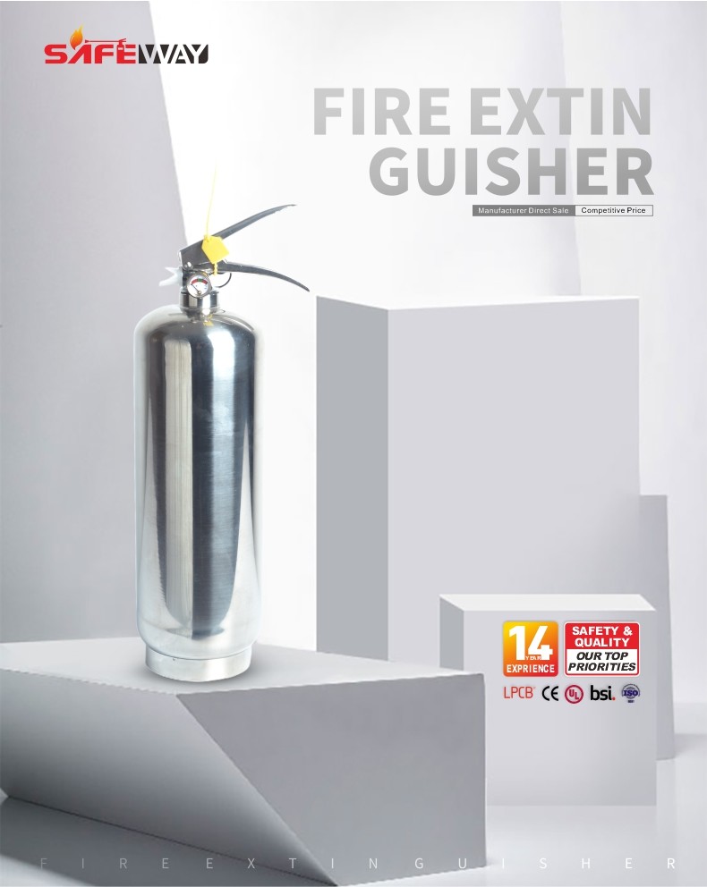 Stainless Steel Non Magnetic Fire Extinguisher Maximum Protection Safety