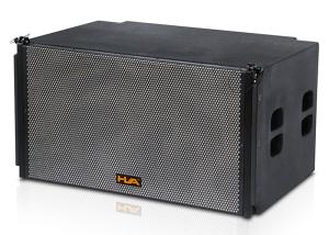 Compact 2x18 Line Array Speakers with Titanium Compression Driver
