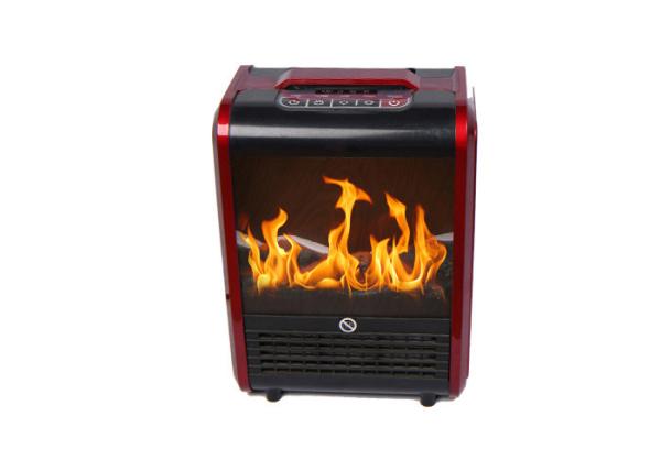 Quality TNP-2008I-E3R Electric Flame Effect Fires Freestanding Red / Black Mini Sized for sale