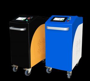 China High Rigidity 100W Laser Rust Removal Machine Imported USA High Speed Motors on sale