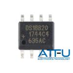 Programmable Integrated Circuit Chip DS18B20Z+ Measures Temperatures -55°C To