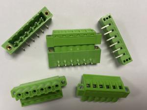 China 5.08MM 6 Pin Terminal Block Connector XK2EDGKM PA66 6 Pin Screw Terminal on sale