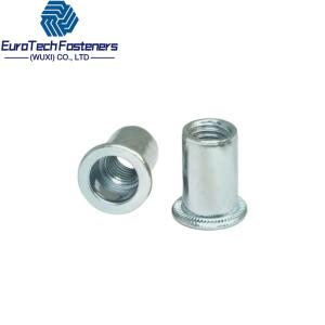 China M6 M8 Flat Head Rivet Nuts And Studs Not Ribbed Heavy Duty SUS304 on sale