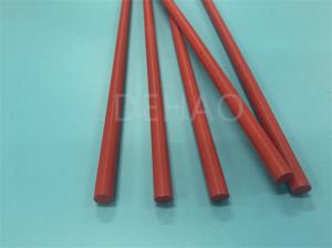 Wholesale Red PTFE Extruded Rod , Temperature Resistance Glass Filled PTFE Rod from china suppliers