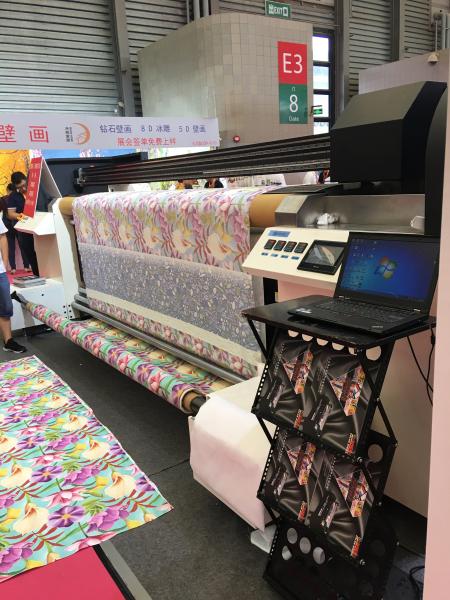 Quality Automatic Large Format Machinery Digital Fabric Printing Machine 1500W for sale