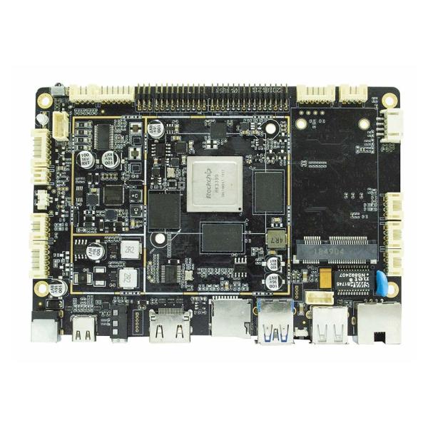 Quality EMMc 16GB RK3399 Embedded Linux Board Multi Channel USB Interface 500W Pixels for sale