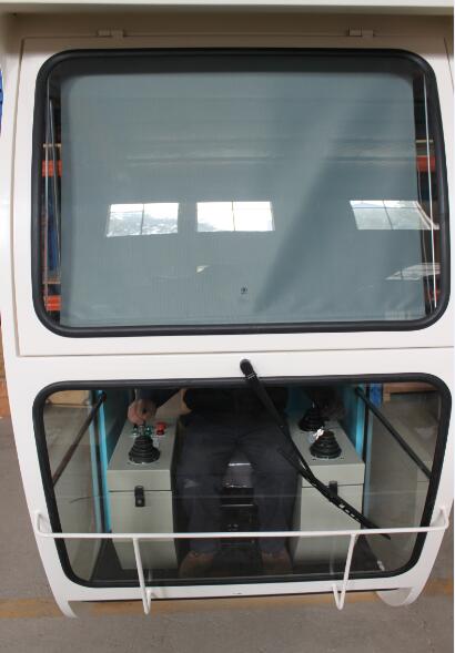 Driver Operator Cold Rolled Steel Overhead Crane Cabin With Head Lamp