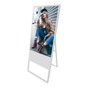 China 500nits 55 Portable LCD Free Standing Digital Display Screens on sale