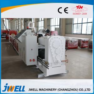 China Baseboard Upvc Profile Extrusion Line , Profile Custom Extrusions Space Saving on sale