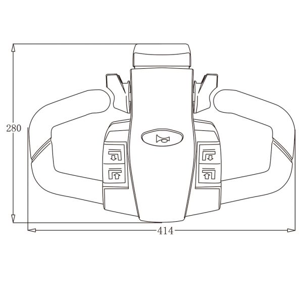 Anti Wear DC AC Stackes Pallet Truck Control Handle