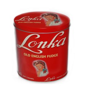 Buy cheap Oval shaped red candy tin can from wholesalers