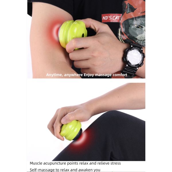 Skyringe Cold Roller Massage Ball Relief pain Easy Carry With Ice Gel