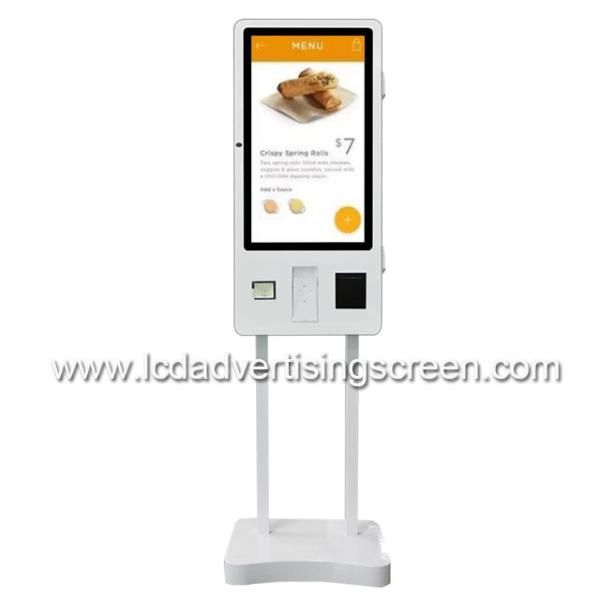 Quality Capacitive Touch  32inch Self Service Payment Kiosk Built With Front Camera for sale