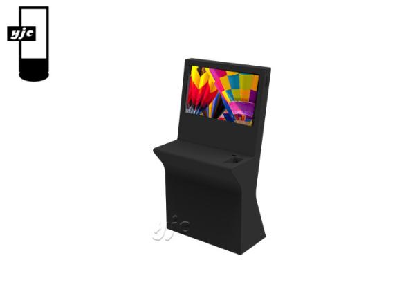 Quality 21.5 Inch Touch Screen Kiosk All In One PC Stand Computer Lcd Kiosk With IC Card Reader for sale