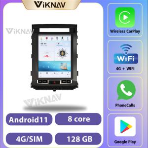 Wholesale 12.1 Inch Screen Head Unit For 2007-2015 Toyota cruiser Navigation GPS Multimedia DVD Player Android Wireless Carplay from china suppliers
