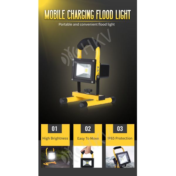Waterproof Industrial LED Flood Lights Outdoor Hold LED Spotlight Searchlight