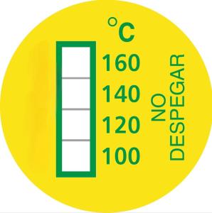 Wholesale Customized Temperature Measuring Irreversible High Temperature Sensitive Labels 100-160C from china suppliers