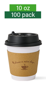 10oz white coffee cups