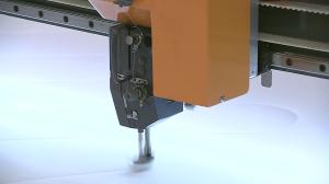 Witfh Frame Single Needle Quilting Machine , Single Head Automatic Quilting Machine