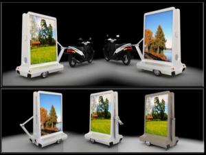 Mobile Taxi LED Display IP65 Waterproof , Motorcycle Moving Message Display