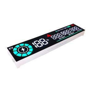 Wholesale Enhanced Background Customized 7 Segment LED Display White Green Red from china suppliers