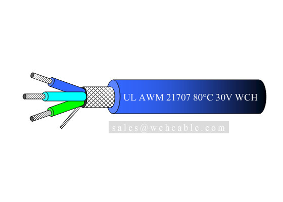 UL21707 Durable Elastomer TPE Industrial Control Cable