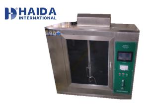 China Textile Safety Fabric Horizontal Vertical Flammability Tester With LCD Touch Screen on sale