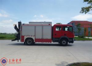 China 213kw Six Seats Emergency Rescue Vehicle Equipped Rescue Crane on Rear on sale