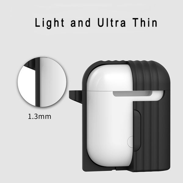 Mini Trunk Airpods Case Cute 3D Soft Silicone Protective Creative Stand Cover For Airpods 1 & 2 Charging