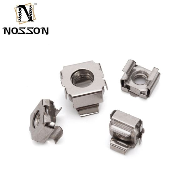 JIS Standard Polished Finish Square Cage Nut Metric Measurement System Stainless Steel 304 316 for Industrial Applications