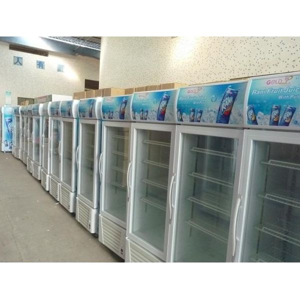 5 Layer And Adjustable Shelf Commercial Beverage Cooler 400L / 800L / 1220L