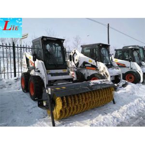 Wholesale China wheel loader Angle Broom Sweeper &amp; Cleaner skid steer sweeper from china suppliers