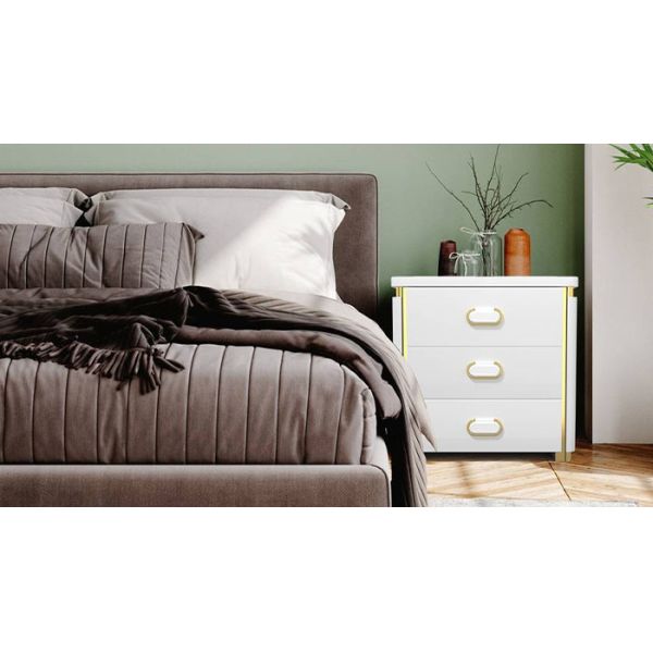 H510mm Smart Fingerprint lock Night Table Safe Box For Home Security