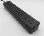 US Smart socket with 3USB switch smart charging socket extension seat 4 digit