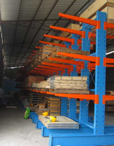 900KG Long Loads Heavy Duty Steel Racks for Piping Finished Paint 