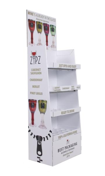 Quality Multifunctional Cardboard POP Up Display Stand Thickened Recyclable for sale