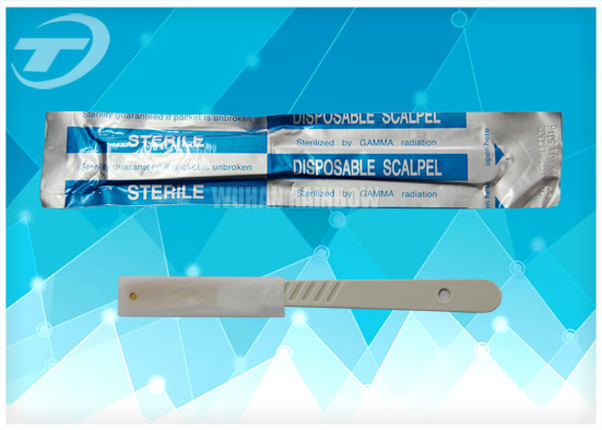 Sterilized Disposable Scalpel With Carbon Steel Balde By Gamma Radiation