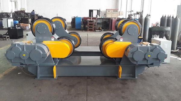 Quality Tanks Turning Heavy Duty Roller Stand , Rubber / Polyurethane Pipe Rollers For Welding for sale