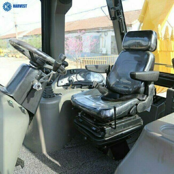 4WD 102HP Engine SAM388 2.5ton Backhoe Loader Machine 0.3m3 Backhoe for Kenya
