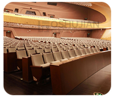 Anti Electrostatic Movie Theater Seat , Removable Folding Auditorium Chairs