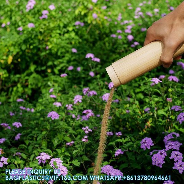 Bamboo Scattering Urn Set, 4PCS Small Bamboo Scattering Urns for Human Ashes, Cremation Ashes Tube Urns for Human